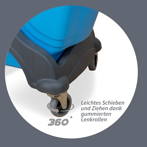 G.I.V. Putzwagen mit Wischmopp Presse 2x18L - 5
