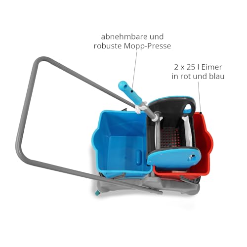 Hypafol Putzwagen Set mit 2x25l Eimern - 3