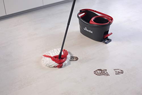 Vileda Turbo EasyWring & Clean Komplett-Set, Wischmop und Eimer mit PowerSchleuder - 3