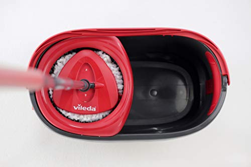 Vileda Turbo EasyWring & Clean Komplett-Set, Wischmop und Eimer mit PowerSchleuder - 5