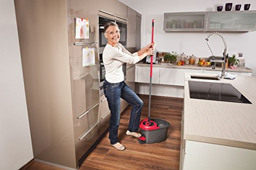 Vileda EasyWring UltraMat Komplett-Set, Bodenwischer und Eimer mit PowerSchleuder - 4