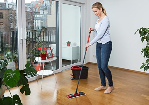 Vileda EasyWring UltraMat Komplett-Set, Bodenwischer und Eimer mit PowerSchleuder - 5