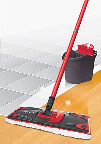 Vileda UltraMat Komplett-Set, Bodenwischer und Eimer mit PowerPresse - 6