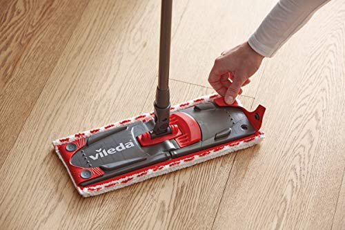 Vileda UltraMat 2in1 Komplett-Set, Bodenwischer und Eimer mit PowerPresse - 4