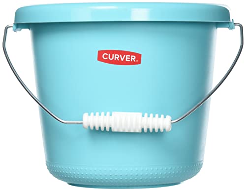 Curver 228027 Eimer 5 L, Kunststoff, Henkel aus Metall, türkis, 24 x 19,5 x 24 cm - 2