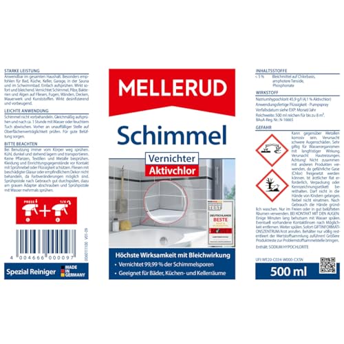 MELLERUD Schimmel Vernichter chlorhaltig 0.5 L 2001000097 - 7