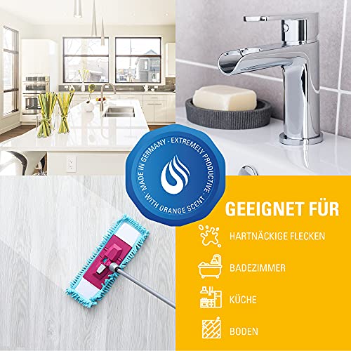 Maxxi Clean Orangenreiniger Konzentrat Reinigungsmittel 500 ml – Universalreiniger als Glasreiniger, WC Reiniger, Badreiniger und Küchenreiniger für Haushalt und Industrie – extra stark - 6