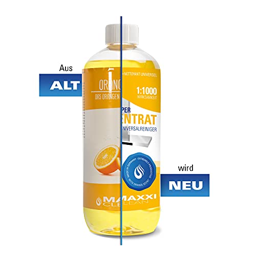 Maxxi Clean Orangenreiniger Konzentrat Reinigungsmittel 500 ml – Universalreiniger als Glasreiniger, WC Reiniger, Badreiniger und Küchenreiniger für Haushalt und Industrie – extra stark - 7