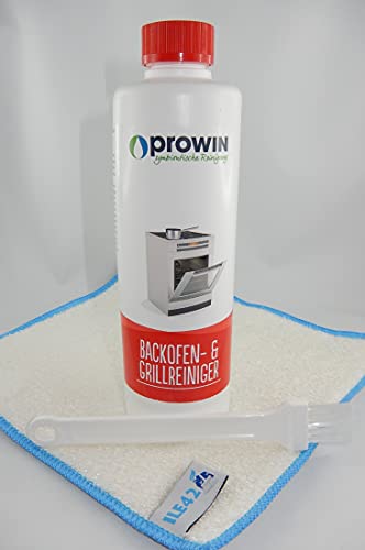 proWIN Backofenreiniger 500 ml mit Pinsel und Maxxi Clean Millionen Tuch - 2