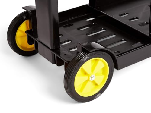Amazon Basics Reinigungswagen mit Reißverschlusstasche und 2 Ablageflächen - 3